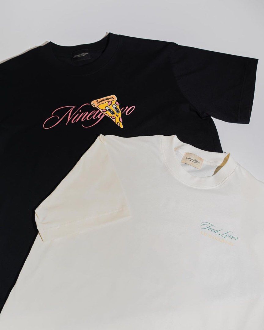 すぐったレディース福袋 x 自家品牌NinetyTwo Freen Lucianmoon T-shirt Lover Food 女性タレント