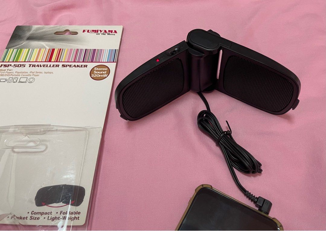 Fumiyama FSP-505 Traveller Portable Speaker (Free delivery), Audio,  Portable Audio Accessories on Carousell