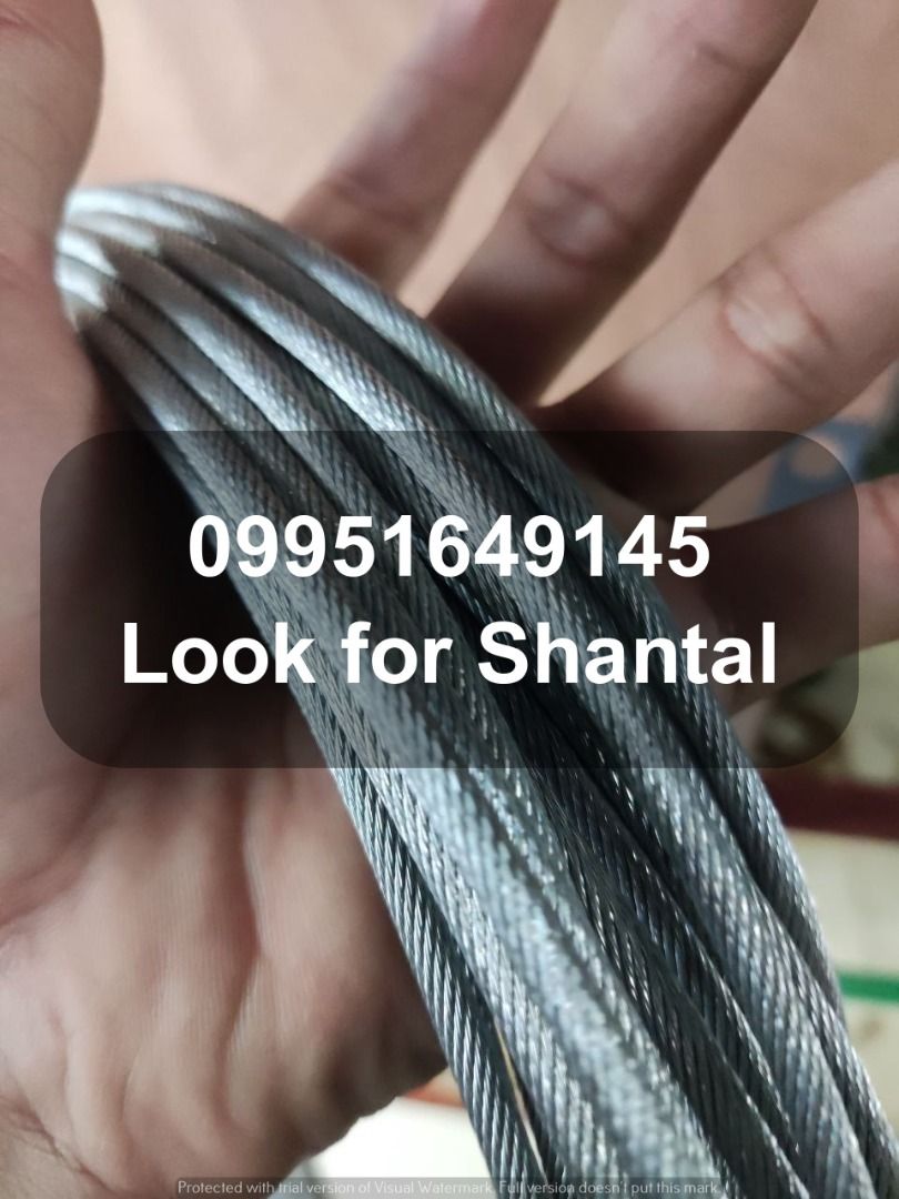 GI WIRE ROPE, Commercial & Industrial, Construction Tools & Equipment ...