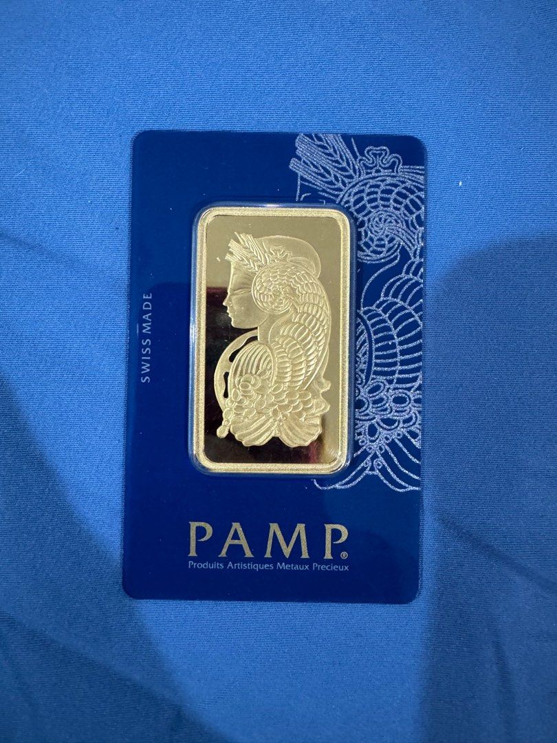 GOLD BAR PAMP (Category: Currency) located in Taguig. Submitted by aaustriaaa (Listing ID 1293747665, Image 1). Description: 50grams PAMP .