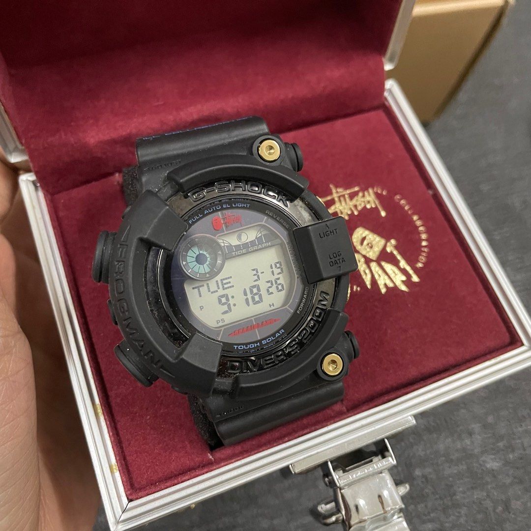 Gshock Frogman Bape X Stussy, Men's Fashion, Watches