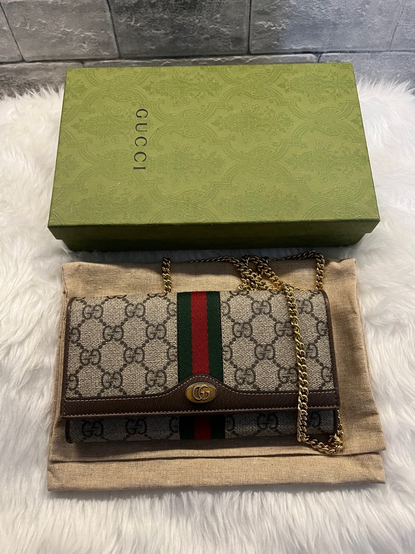 Gucci Ophidia Wallet On Chain Unused Condition