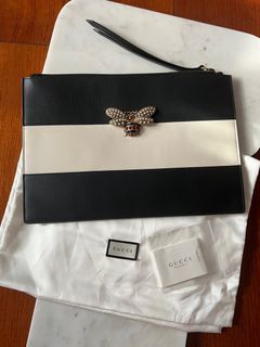 Gucci Queen Margaret Bee Clutch Bag