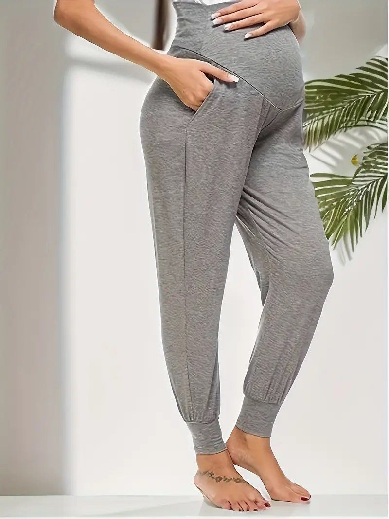 H M MAMA Modal maternity joggers Women s Fashion Bottoms Other Bottoms on Carousell