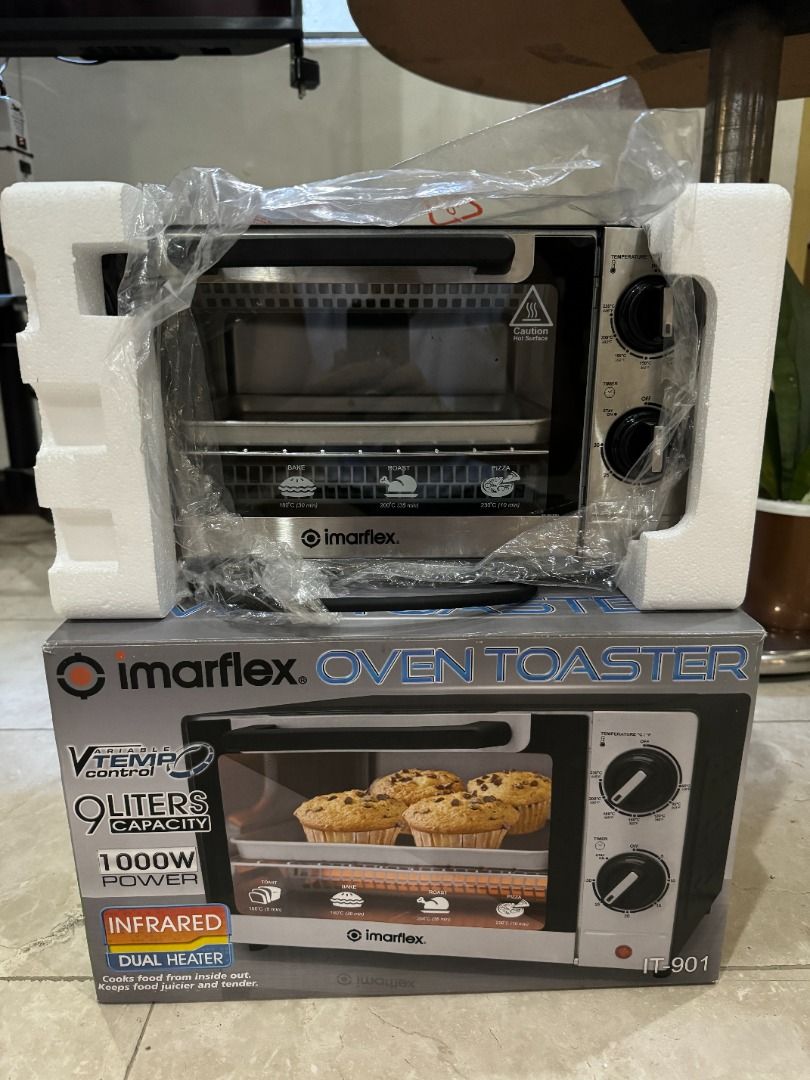 Imarflex Oven Toaster 9L Infrared Dual Heater Brand New, TV & Home