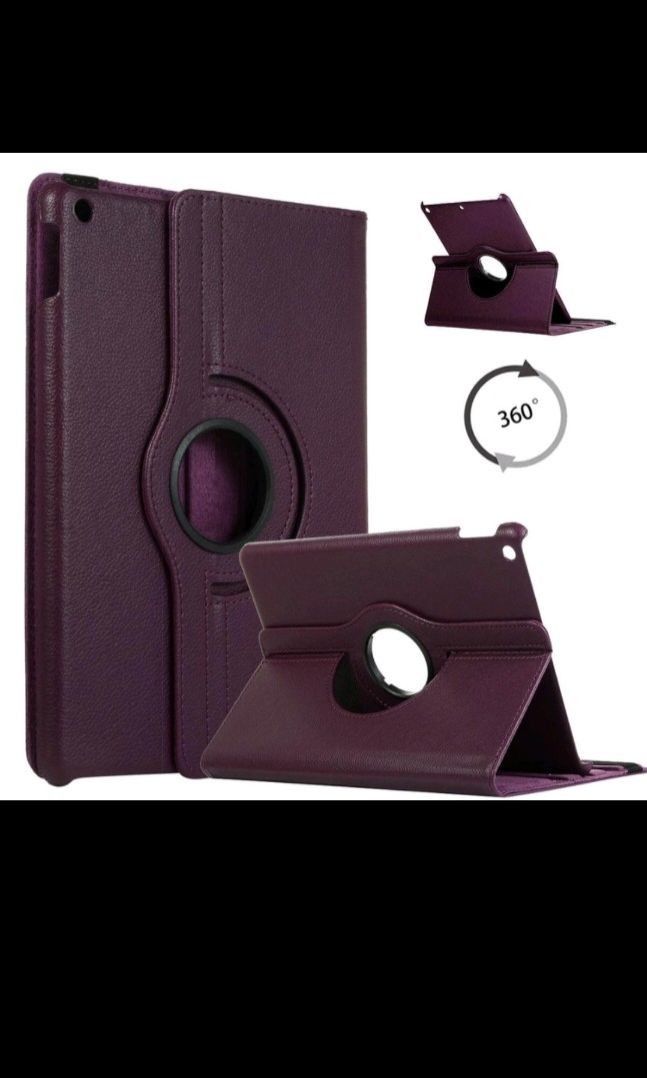 iPad case (Category: Cases & Sleeves) located in Singapore. Submitted by fid2110 (Listing ID 1288763207, Image 1). Description: Purple - 10.2" Grey - 9.7".