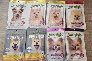 JerHigh dog treats flavoured sticks