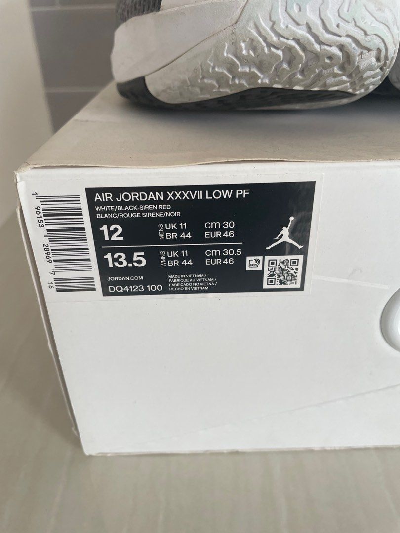 jordan 37 low size 12 (Category: Sneakers) located in Manila. Submitted by sinigangg (Listing ID 1293792203, Image 2). Description: Jordan 37 low authentic size 12 used selling as is negotiable .