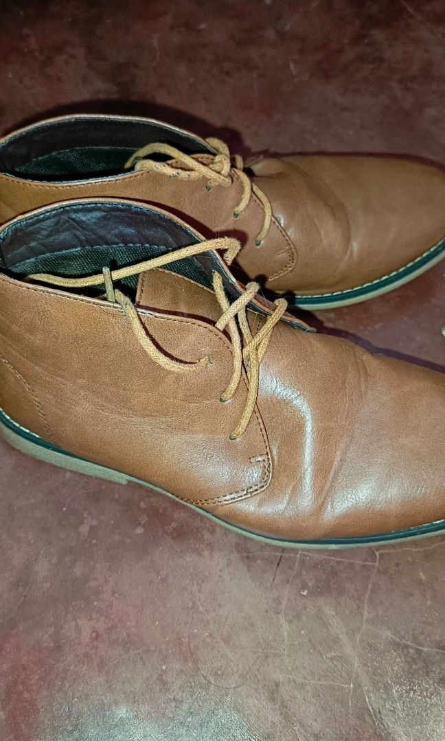 London fog men's canvas chukka boots clearance