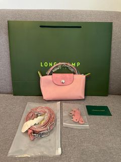 Longchamp Mini Pouch in Green Series