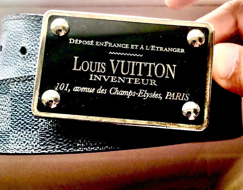 Louis vuitton belt size deals