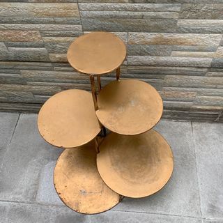 Metal Gold Plant Stand