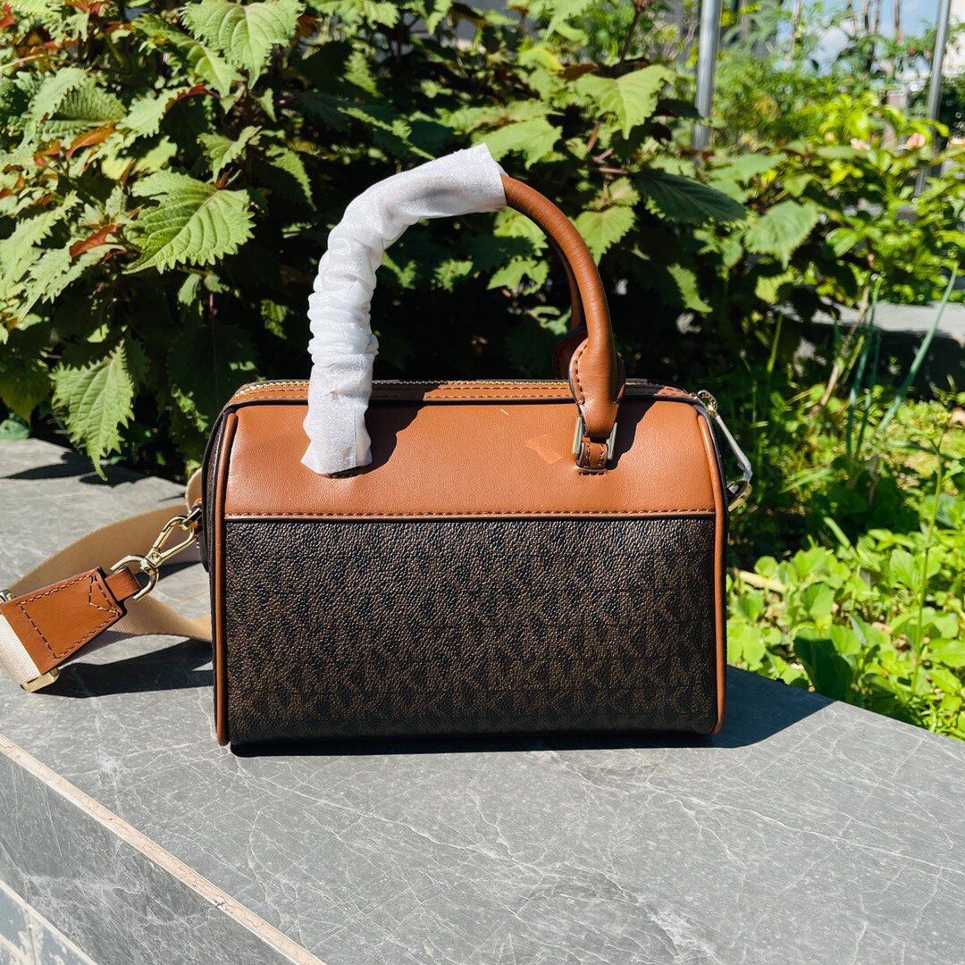 Michael Kors MK travel small Boston Bag shoulderbag Women s Fashion Bags Wallets Cross body Bags on Carousell