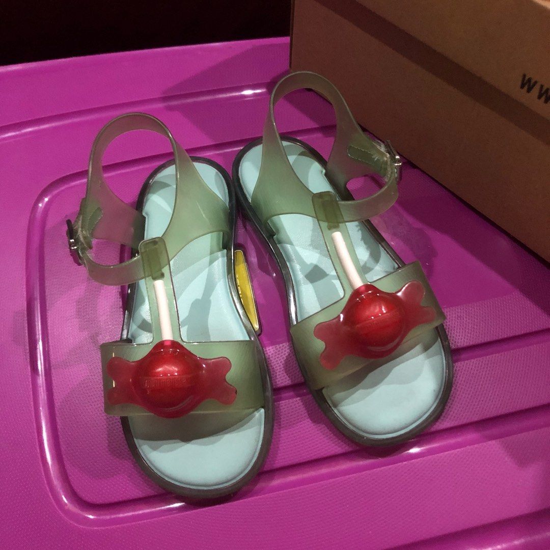Mini melissa lollipop sandals hot sale
