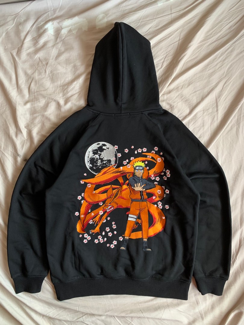 Naruto Kurama Sukajan Hoodie Anime Men s Fashion Tops Sets Hoodies on Carousell