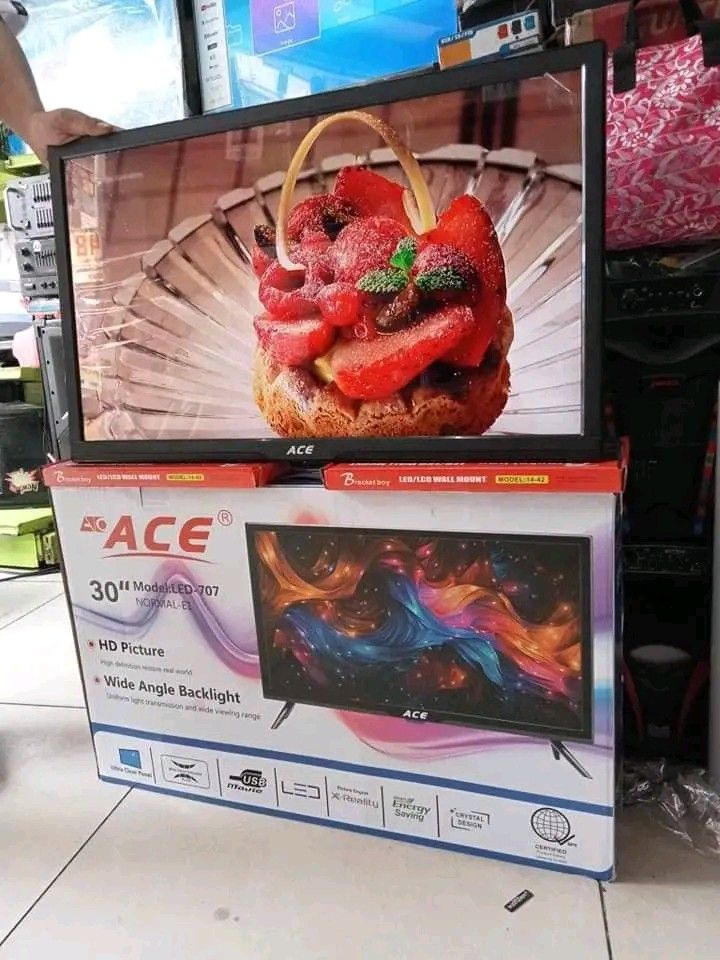 new ace tv 30 inches normal (Category: TV) located in Manila. Submitted by minidivisoria (Listing ID 1293880890, Image 3). Description: new ace tv 30 inches normal price: 4500 With wall bracket.