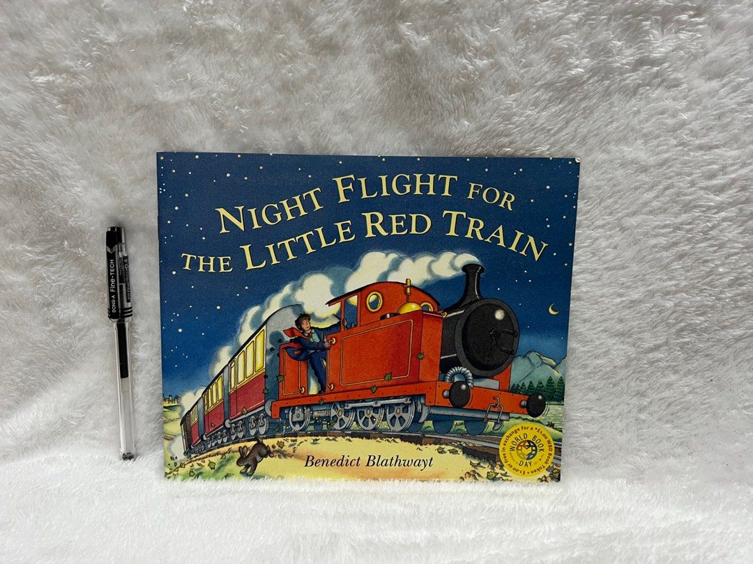 Night Flight for the Little Red Train (Category: Storybooks) located in Quezon City. Submitted by sky_bookstore (Listing ID 1293865972, Image 1). Description: Paperback Book Disclaimer: We sell pre-loved books. Kindly expect that there might be minor flaws, such as shelf wear, creases and other common signs of usage. Location: Sauyo, QC .
