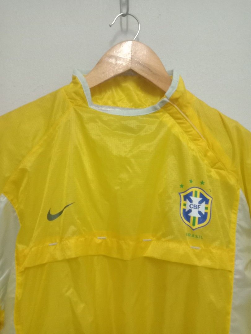 Vintage Nike Brazil Jacket Windbreaker, Men's Fashion, Tops & Sets, Hoodies  on Carousell