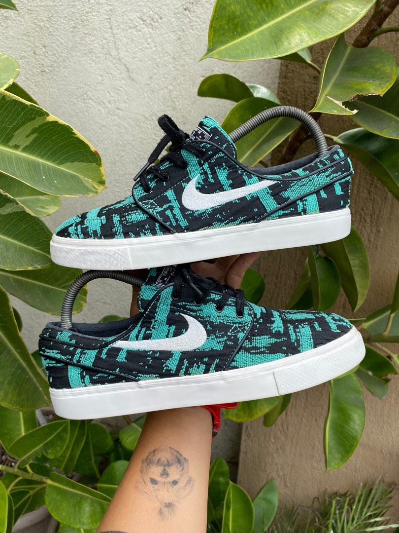 Nike SB Stefan Janoski Premium Crystal Mint Black Men s Fashion
