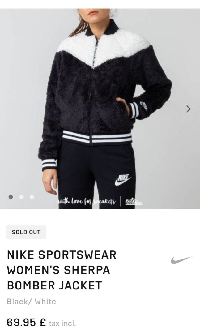 Nike wolf bomber sales