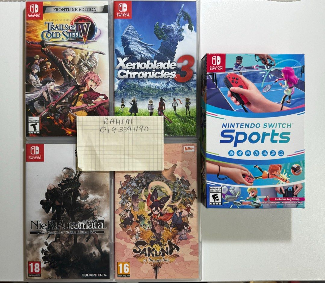 Nintendo switch store games used cheap