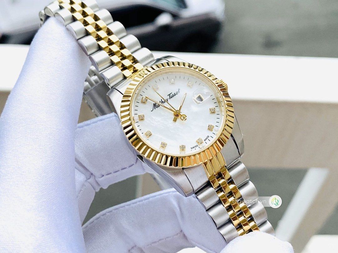 💯ORIGINAL MATHEY TISSOT 26mm Two-Tone MOP (Category: Luxury Watches) located in Quezon City. Submitted by ashongsstore (Listing ID 1293777787, Image 1). Description: .