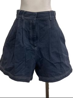 Cotton High-Waisted Bermuda Shorts - Our Second Nature