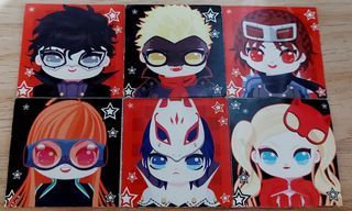 Persona 5 Anime Stickers (6x4 inches)