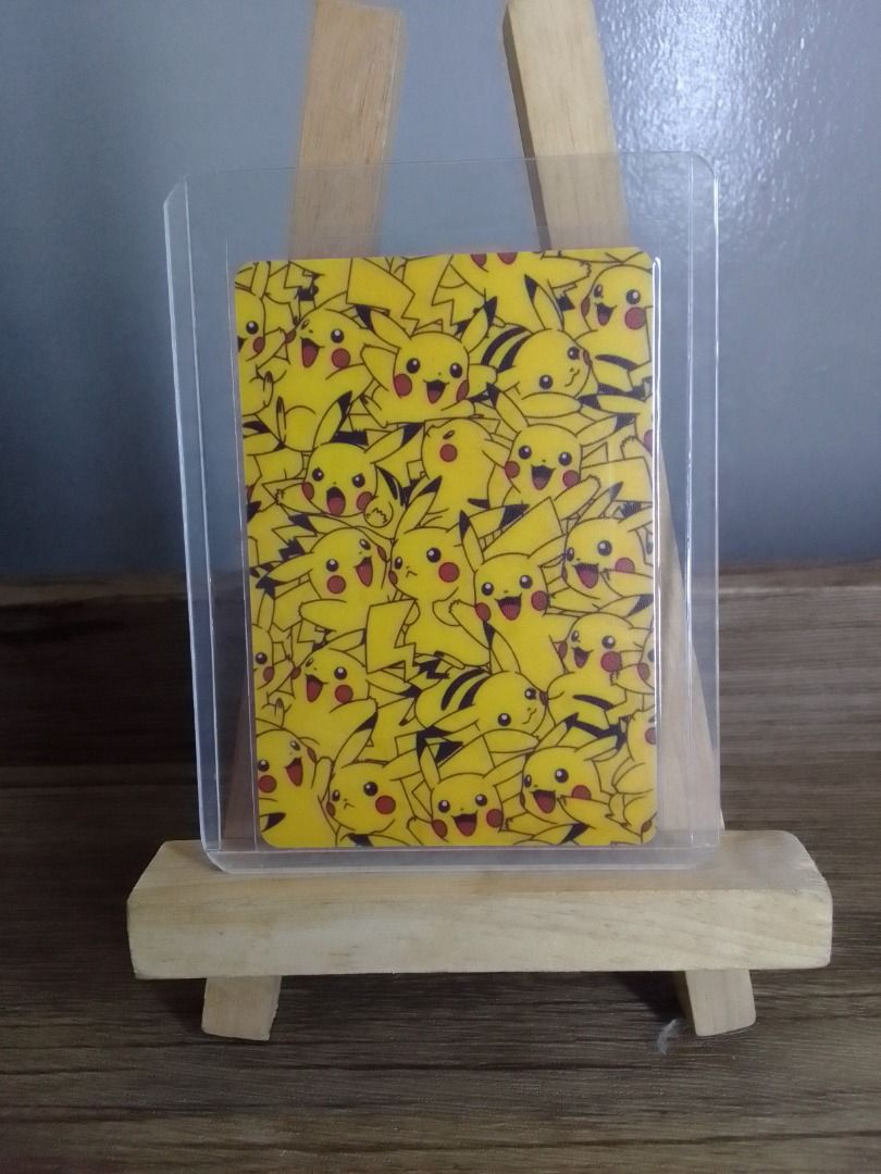 POCKET MONSTERS COMIC STYLE PIKACHU ART CARD W/LOADER - CUSTOM (Category: Raw Singles) located in Mandaluyong City. Submitted by neko.neko21 (Listing ID 1293845927, Image 2). Description: SIZE : 58mm x 83mm x 1mm - FORMAT : Custom-made art card REMARK : - Same scale and thickness to a Japanese Collectible Card (Carddass). - Back to back print. - Smooth front texture. - Matte back texture. - Non-cardboard medium. - Hi-res and clear images. - With 