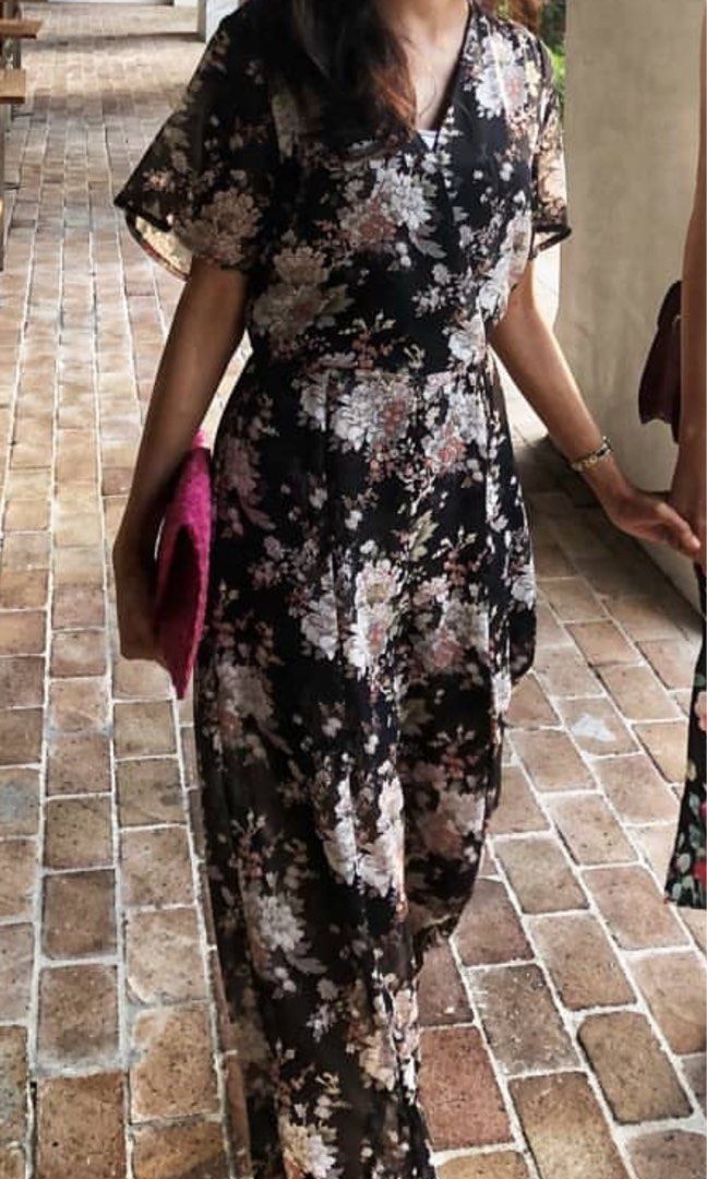 Primark Floral jumpsuit Women s Fashion Dresses Sets Jumpsuits on Carousell