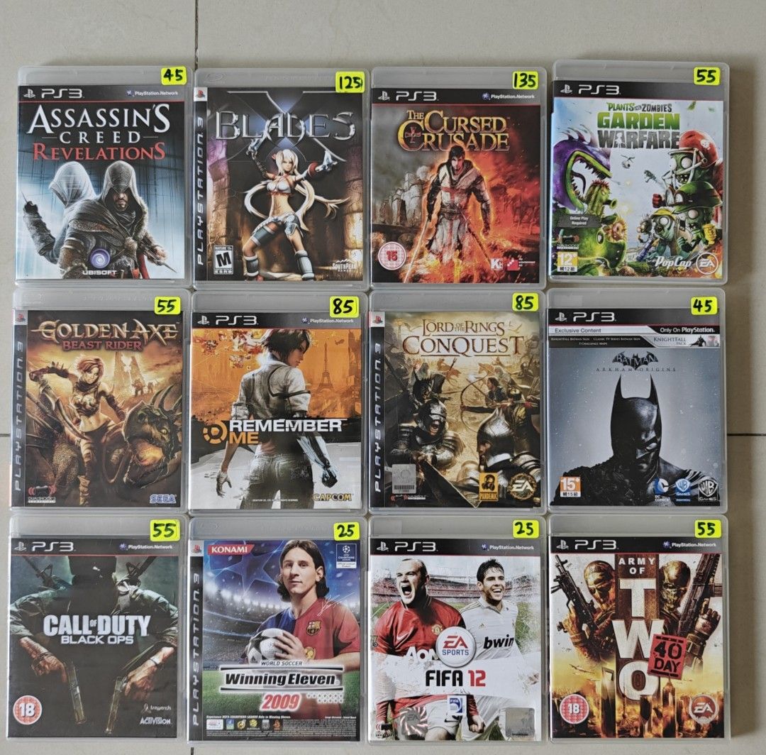 Second hand 2025 ps3 games