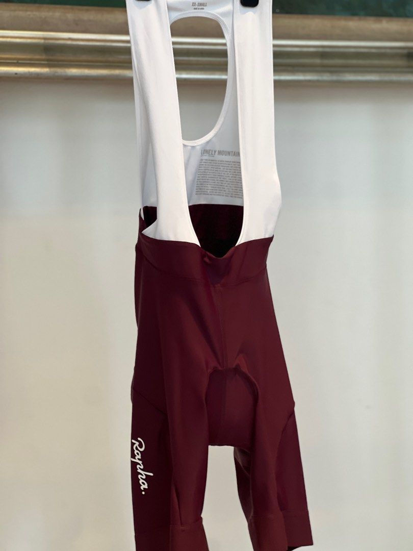 Rapha Women's Core bib shorts Wine XXS, Women's Fashion