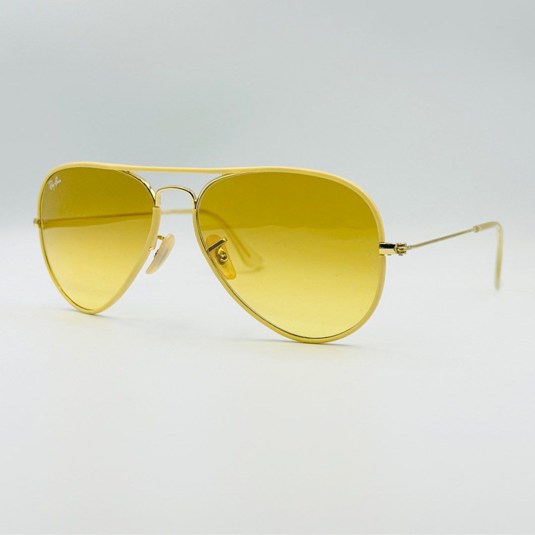 Ray ban yellow aviator sunglasses cheap
