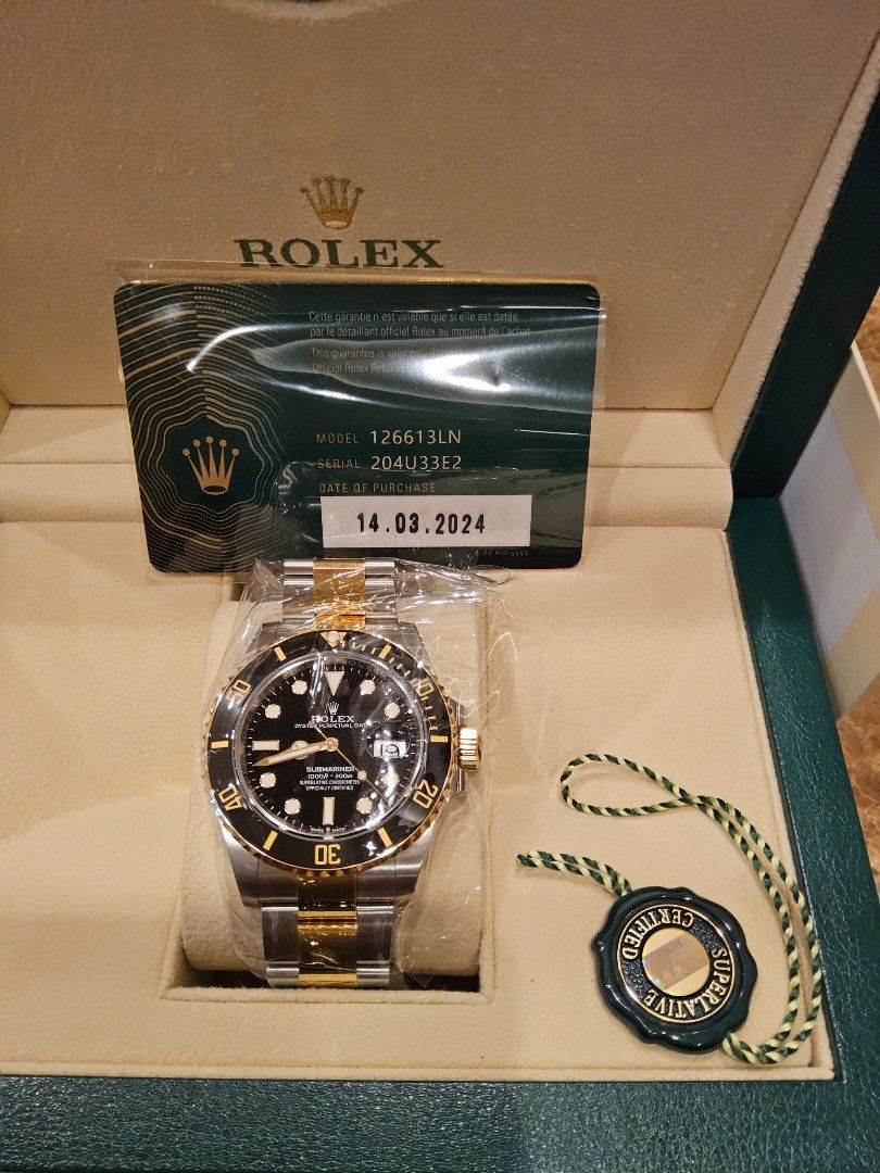 Rolex Submariner 126613LN 126613LB Meet MBS lounges for collection Updates 15May RSVP 500 collection 1 pc Blue Black Apr 2024