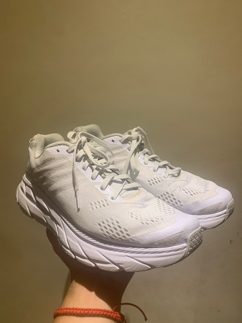 Hoka Clifton 6 White Gray 1102872 BWWH Men s Fashion Footwear Sneakers on Carousell