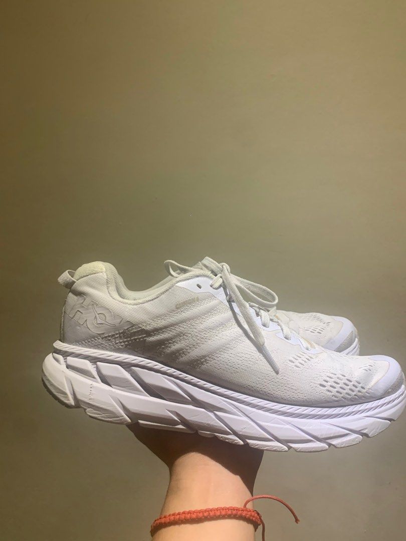 Hoka Clifton 6 White Gray 1102872 BWWH Men s Fashion Footwear Sneakers on Carousell