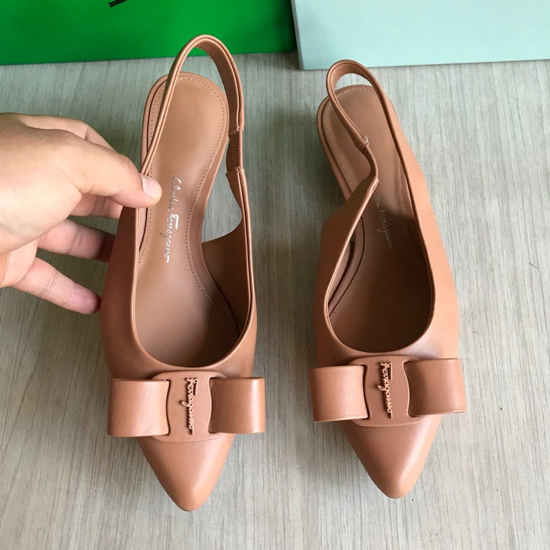 Ferragamo Viva Slingback Shoes Salvatore Ferragamo Slingback