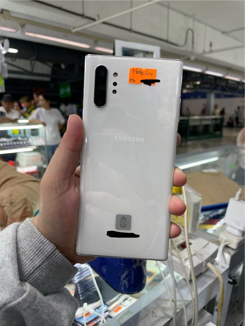SAMSUNG NOTE 10 PLUS 12/256 DUALSIM OPENLINE NTC APPROVED NO ISSUE (Category: Samsung) located in Pasig City. Submitted by fairgadgetshop (Listing ID 1293846207, Image 1). Description: OPEN FOR SALE, SWAPPING OR TRADE-IN WE ARE BUYING PRELOVED OR BRANDNEW (EVEN BY BULK) ALL KINDS OF GADGET LAPTOP, IPHONES, ANDROID SMARTPHONES, APPLE WATCH, IPAD ETC. MESSAGE US FOR MORE INFO.✨🧡 (RFS: BUY & SELL) Selling Preloved: SAMSUNG NOTE 10PLUS 5G 12/256 DUA