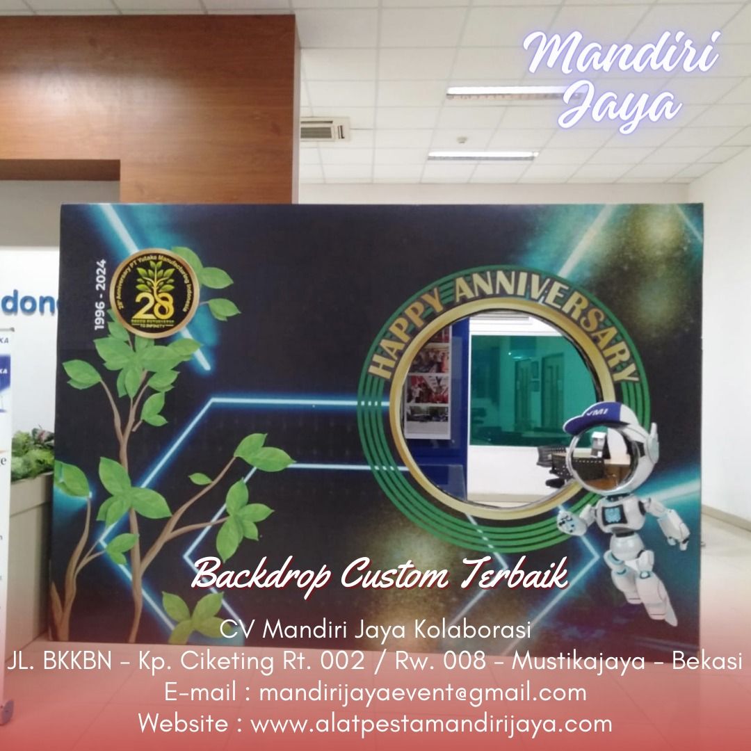 Sewa Backdrop Custom Terbaik Cikarang Bekasi, Desain & Kerajinan Tangan ...