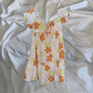 SHEIN Off Shoulder Floral Print Dress