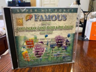 Super Hit Songs - Best of James Ingram Lionel Richie & Phil Collins VCD KARAOKE - Used