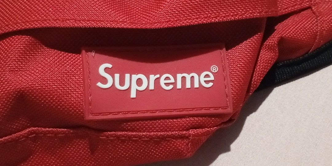 Supreme Waist Chest Belt Bag Red Men s Fashion Bags Belt bags Clutches and Pouches on Carousell
