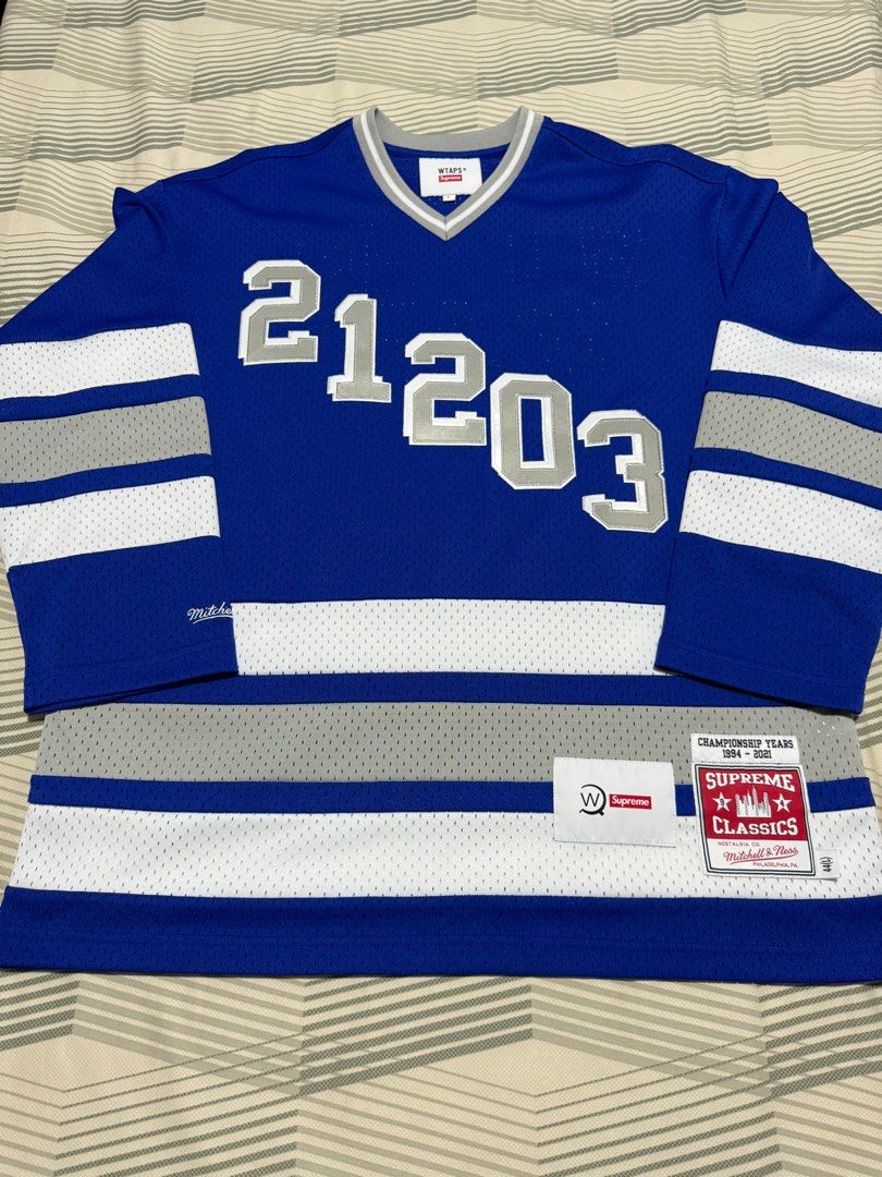 supreme wtaps mitchell & ness hockey jersey