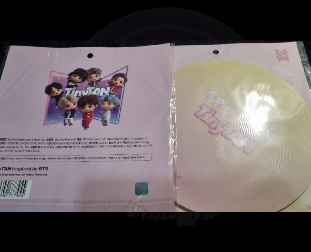 Tinytan Mousepad (Category: Mouse & Mousepads) located in Caloocan City. Submitted by angieoh7 (Listing ID 1293756299, Image 1). Description: Tinytan mousepad from korea 2pcs avialable price is for 1 pc..