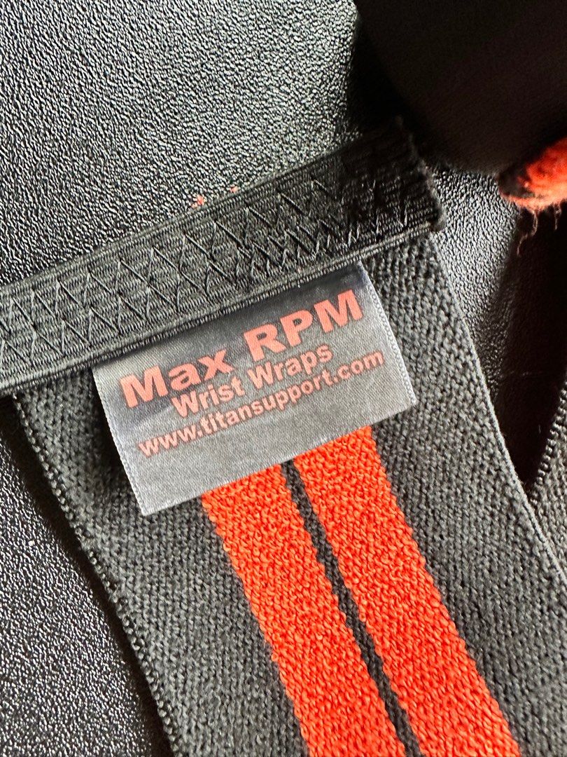 Titan Max RPM Wrist Wrap (IPF approved), Sports Equipment, Other Sports
