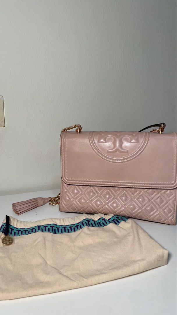 Tory burch fleming shell pink cheap