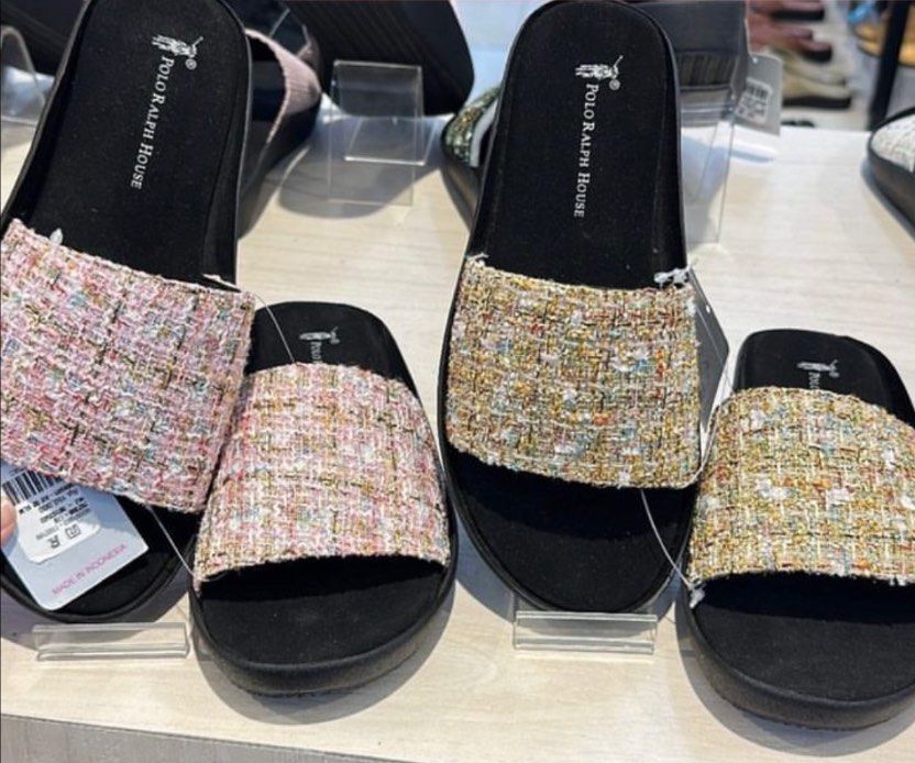 TWEED SANDAL POLO RALPH HOUSE SALE