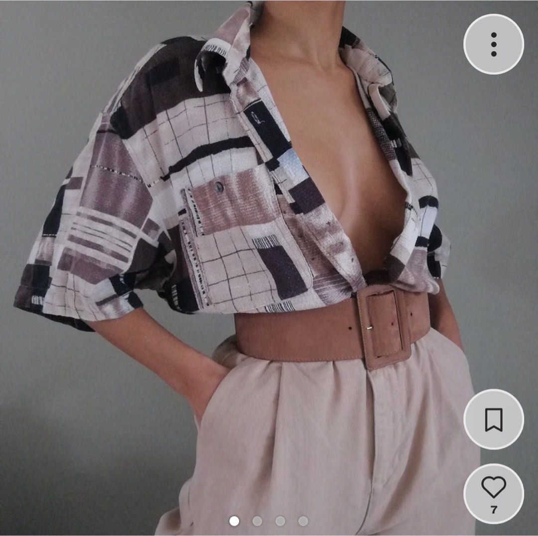 vintage button down shirt