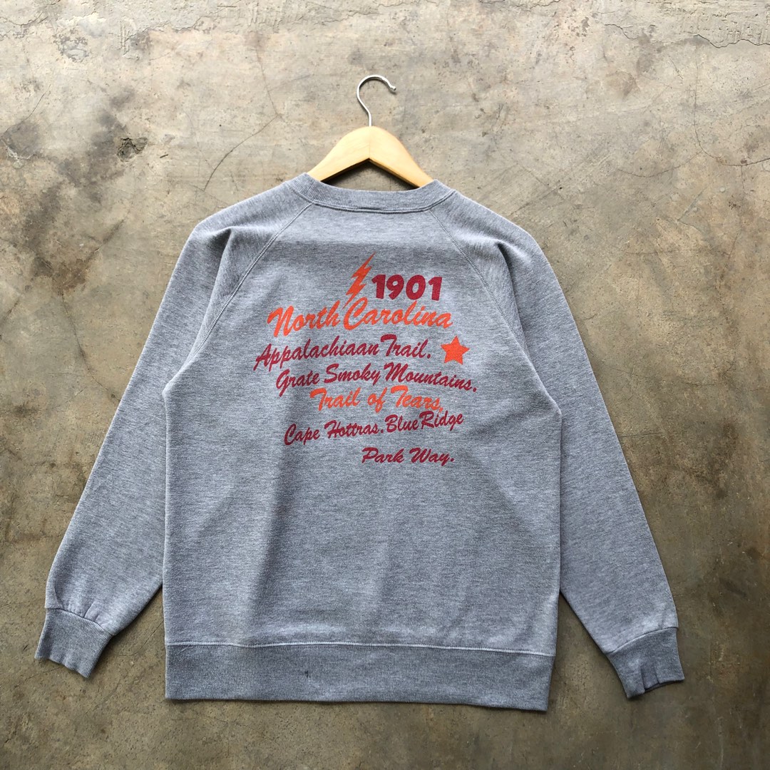 Vintage vtg hanes brand north carolina sweatshirts, Luxury