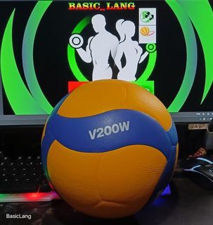Volleyball v200w free bag, pump, pin, netball